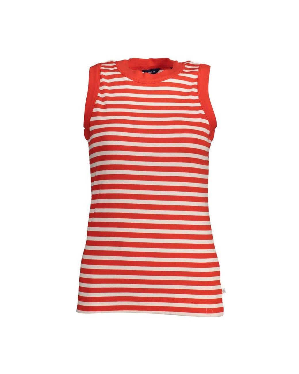 Gant Red Cotton Top