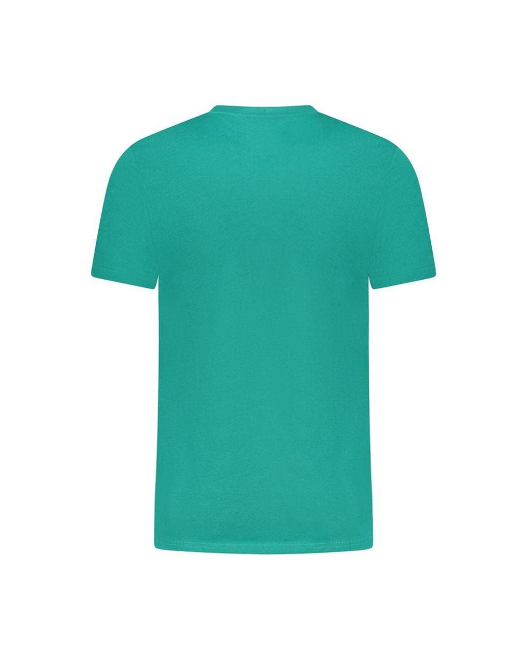 Roberto Cavalli Green Zebra Print Tee for men