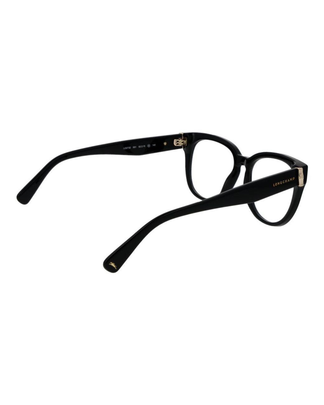Longchamp Black Glasses Frame