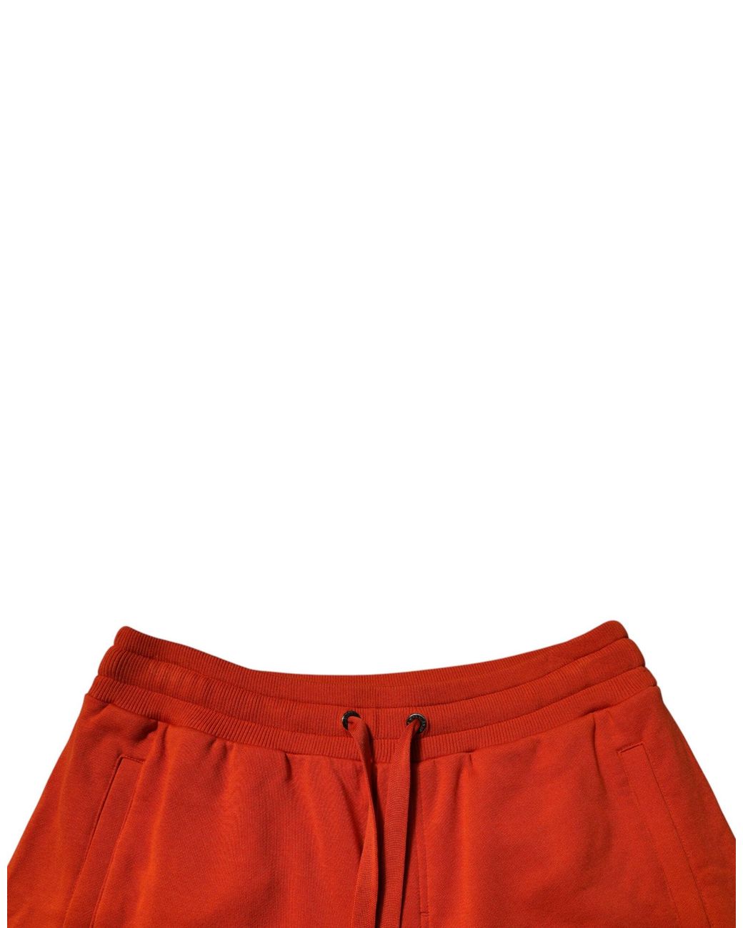 Dolce & Gabbana Orange Sweatshorts Relaxed Fit for men