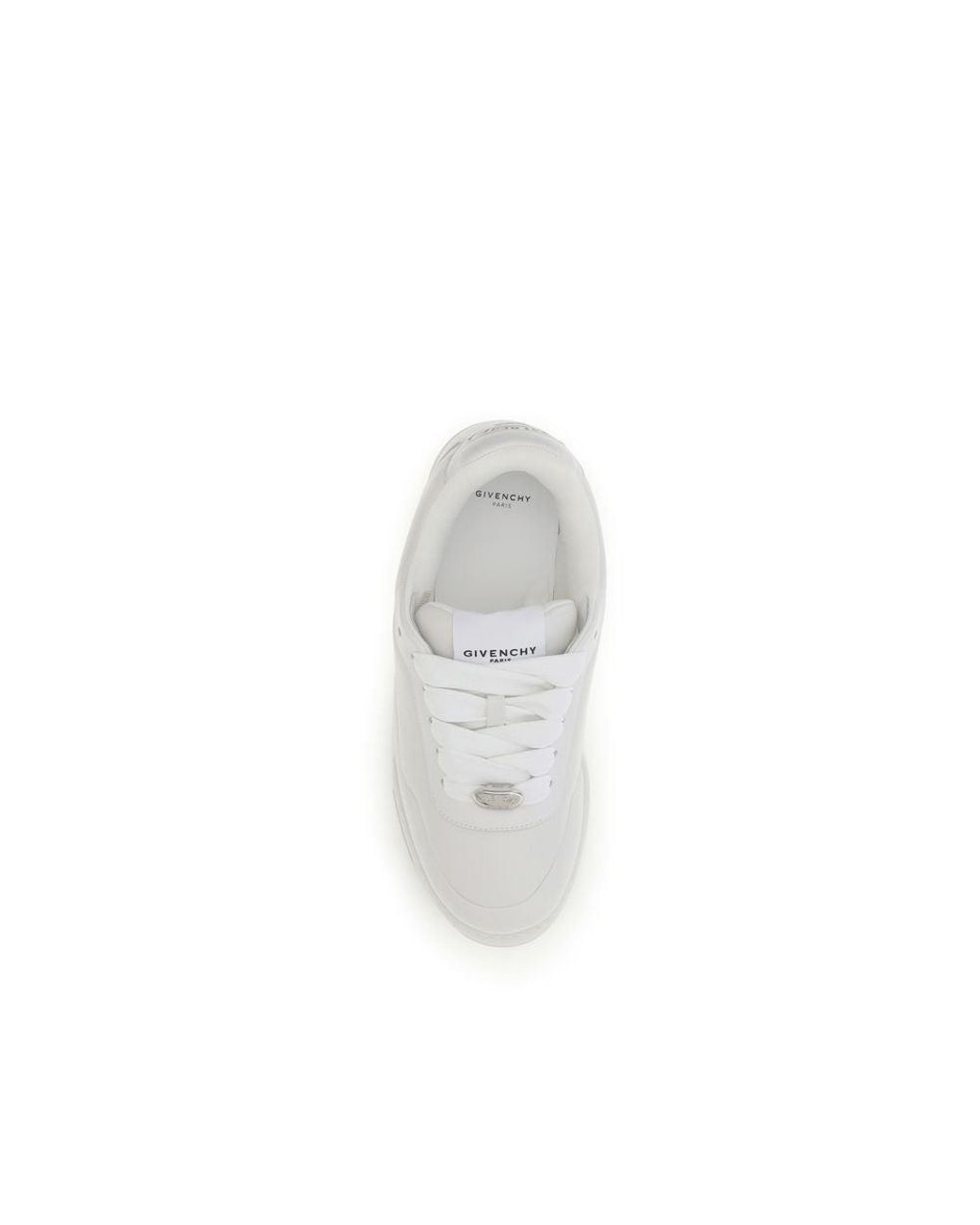 Givenchy White Calf Leather Bos Taurus Sneakers for men