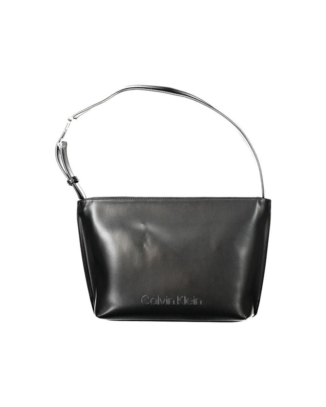 Calvin Klein Black Polyester Shoulder Bag