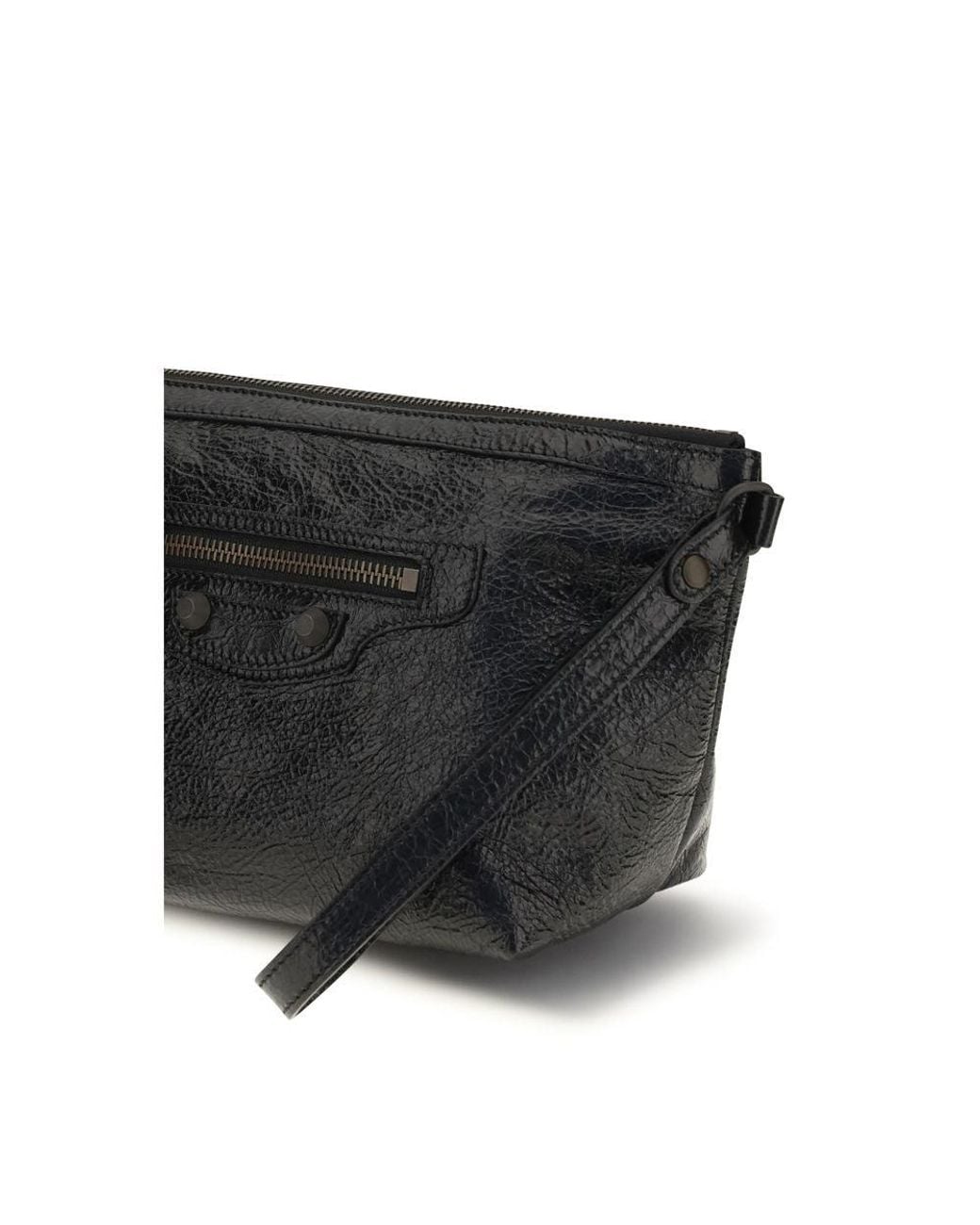 Balenciaga Black Calf Leather Bos Taurus Accessories