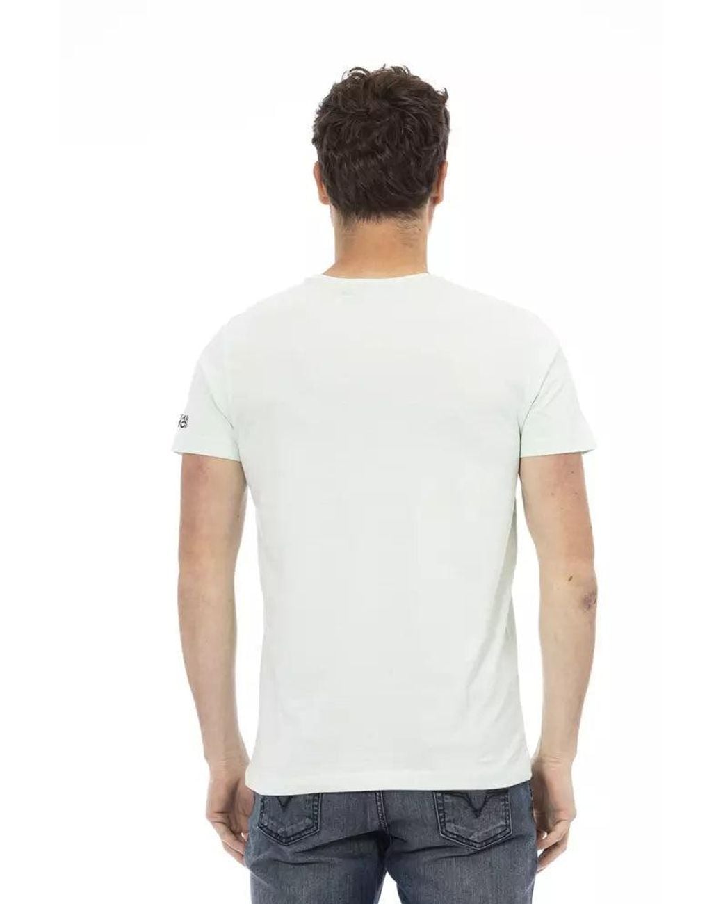 TRUSSARDI ACTION Multicolor "light Blue Cotton Men's T for men