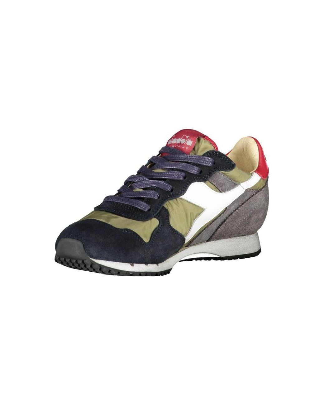 Diadora Green Fabric Sneaker
