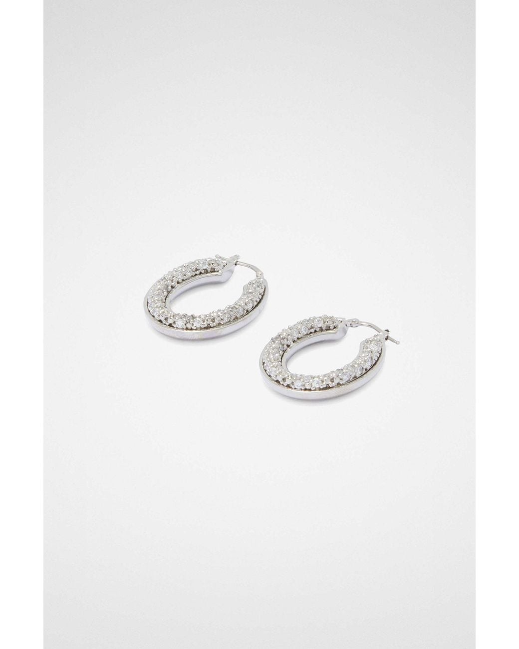 Jil Sander Multicolor Silver Fibres Earrings