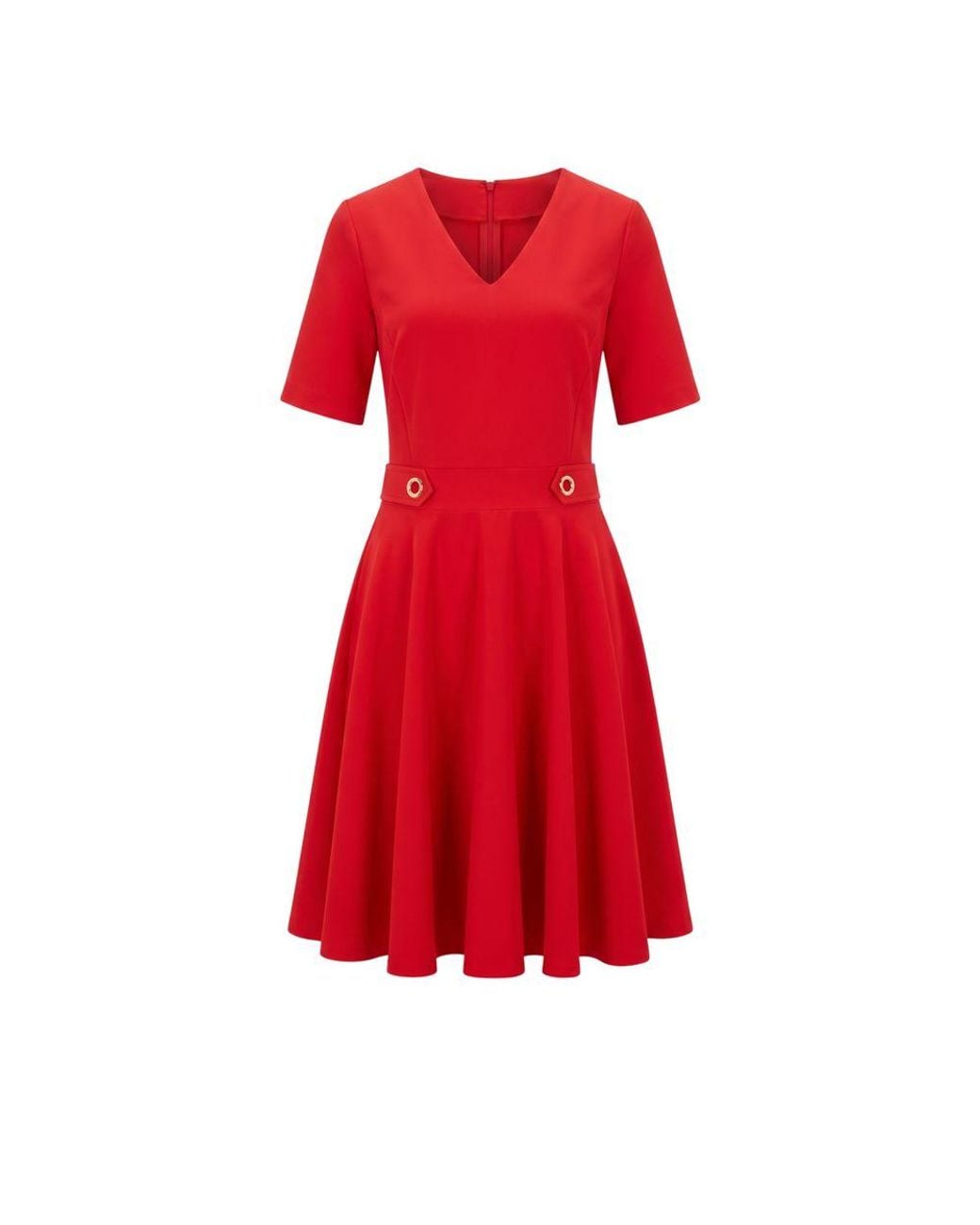 Trussardi Red Poliestere Dress