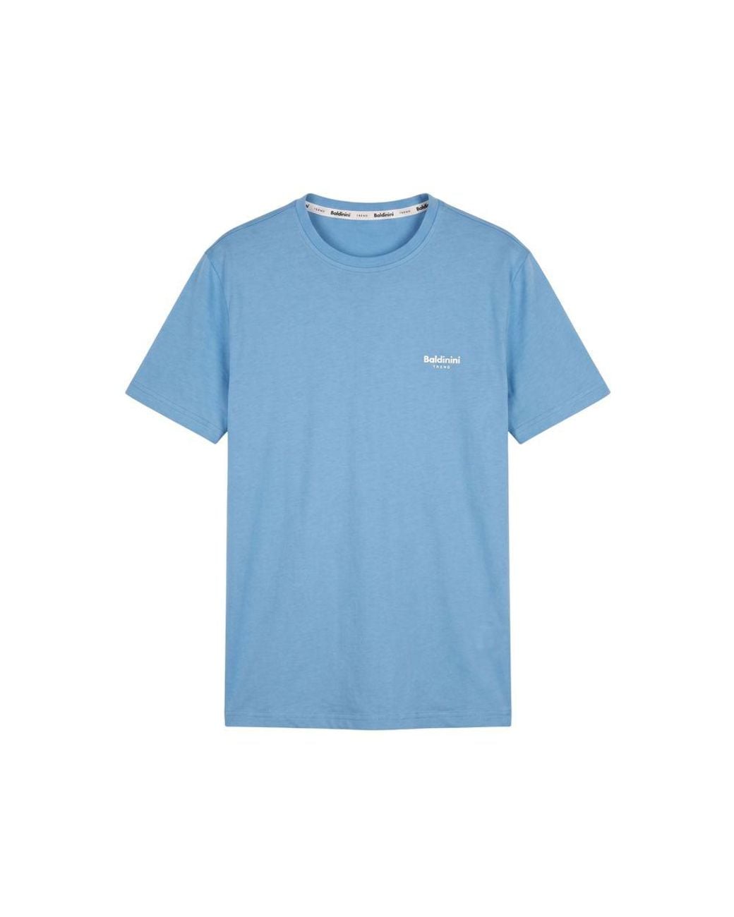 Baldinini Light Blue Cotton Men T for men