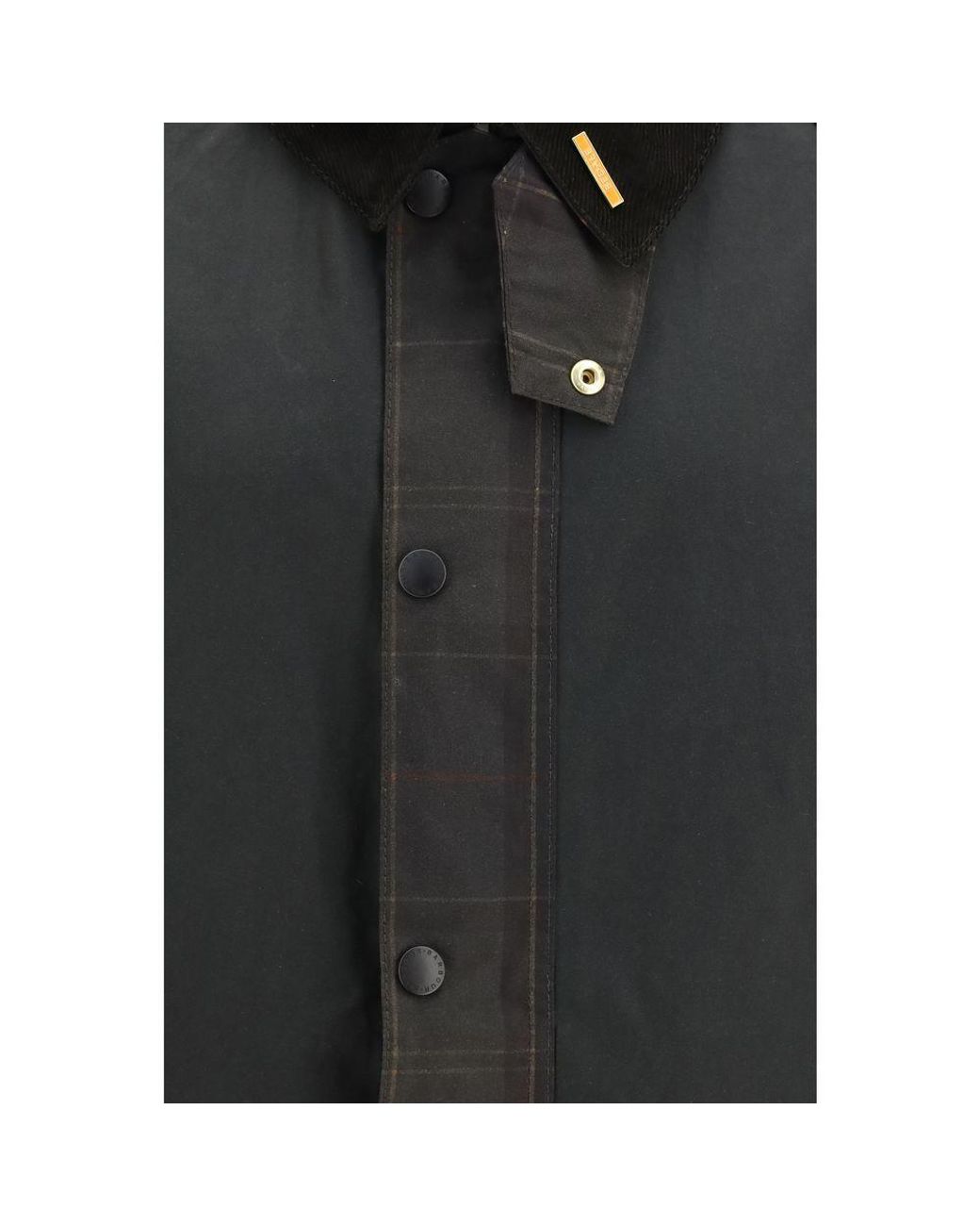 Barbour Black Bicolor Cotton Full for men