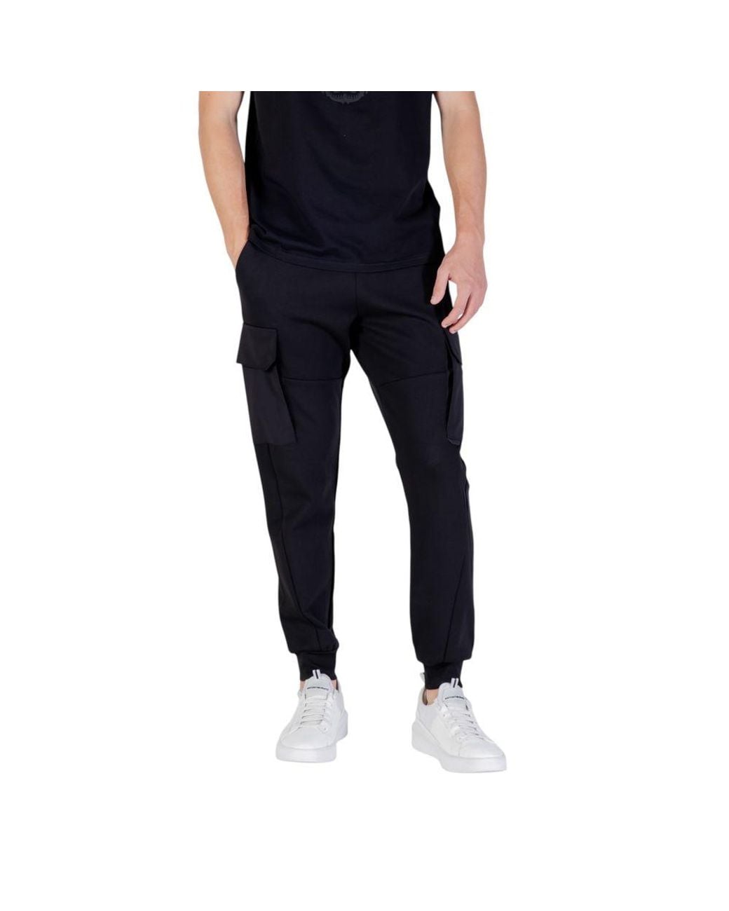 Antony Morato Black Cotton Joggers (workout Pants) for men