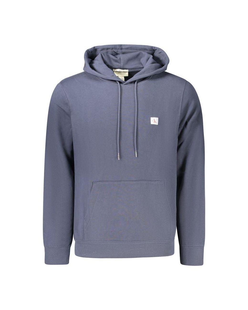 Calvin Klein Blue Cotton Hoodie for men