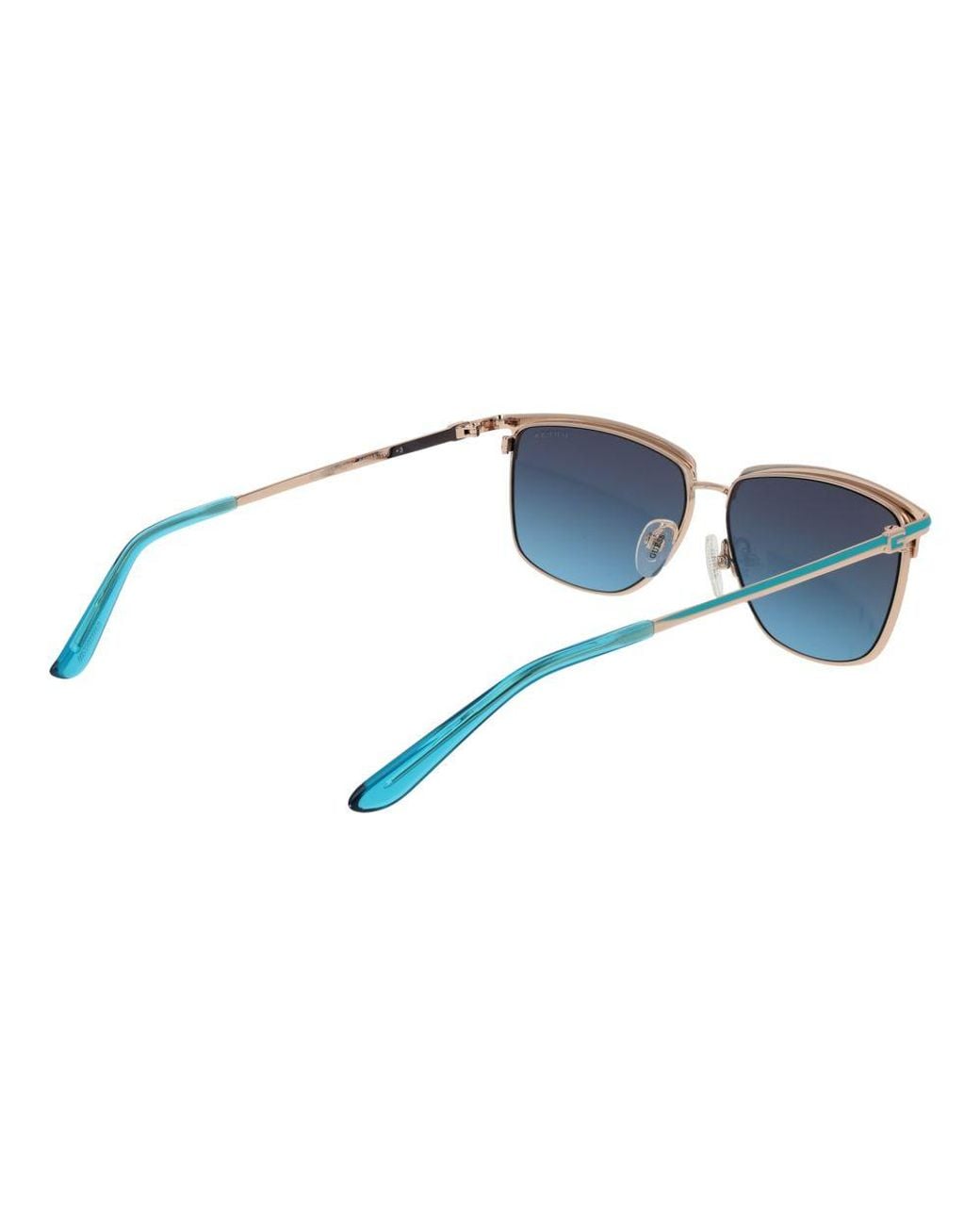 Guess Blue Gold Metal Sunglasses