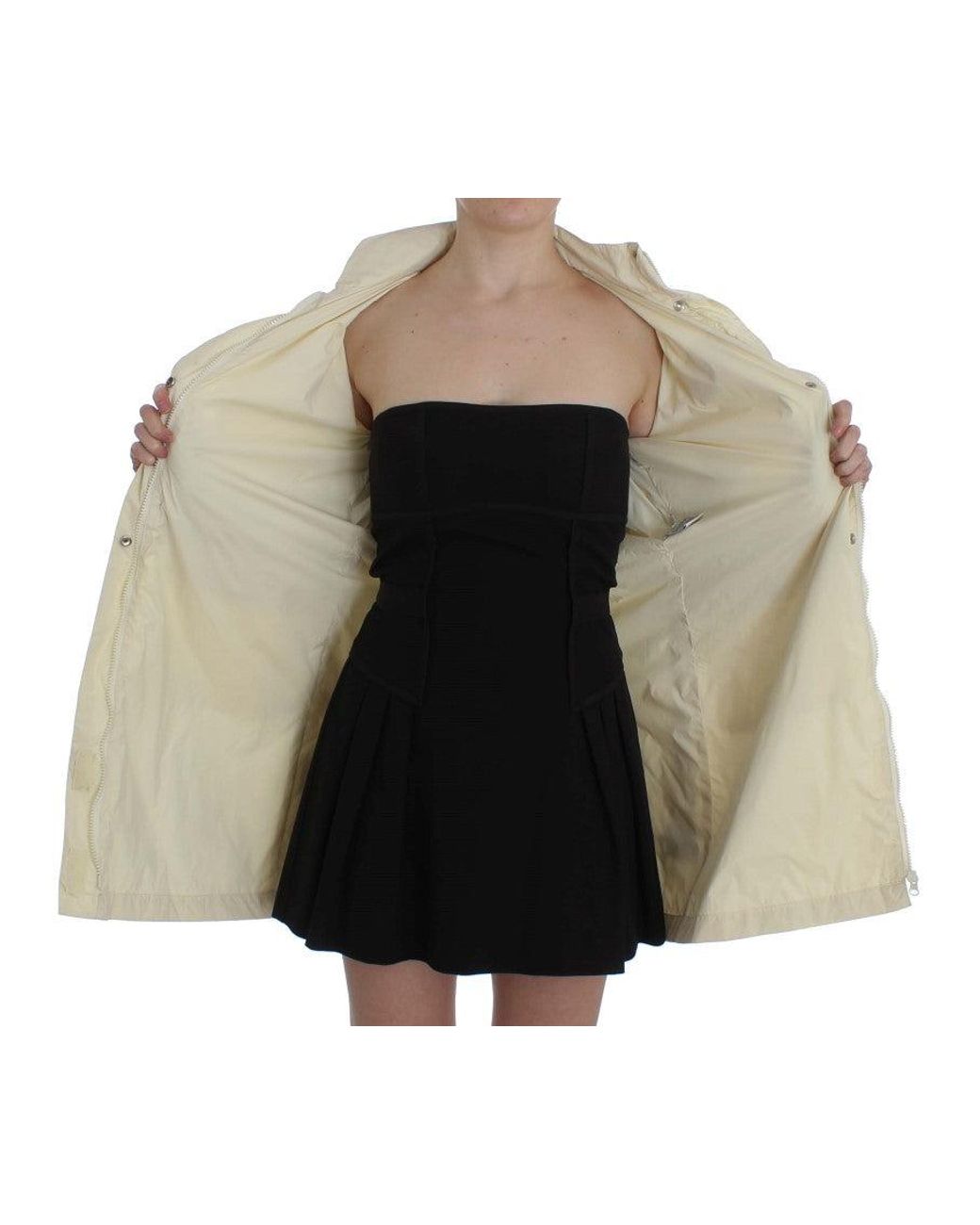 P.A.R.O.S.H. Natural P.A.R.O..H. Weather Proof Trench Jacket Coat