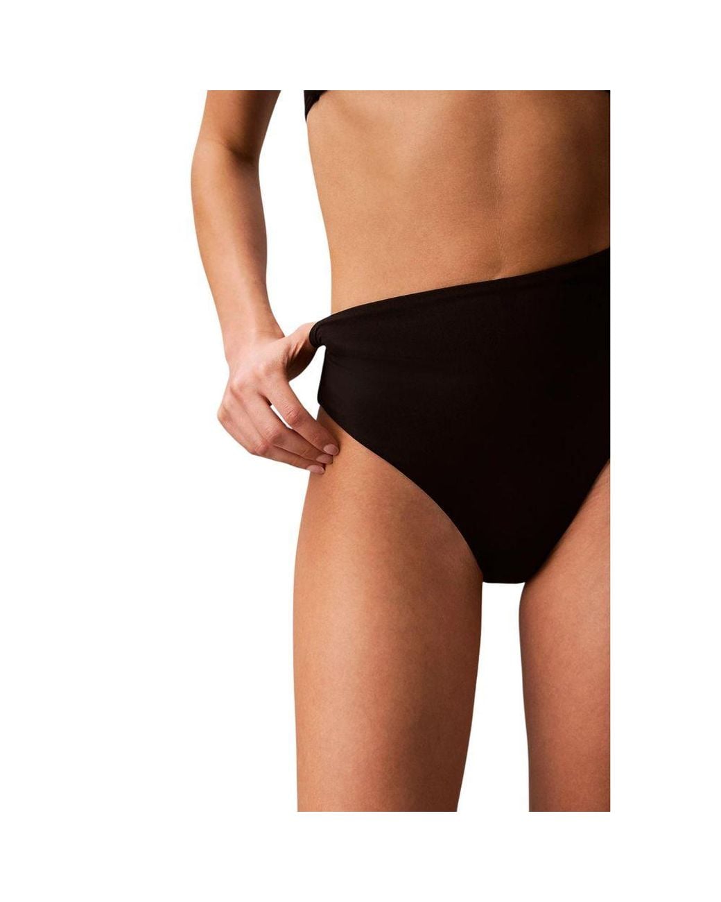 Calvin Klein Black Elastane Bikini