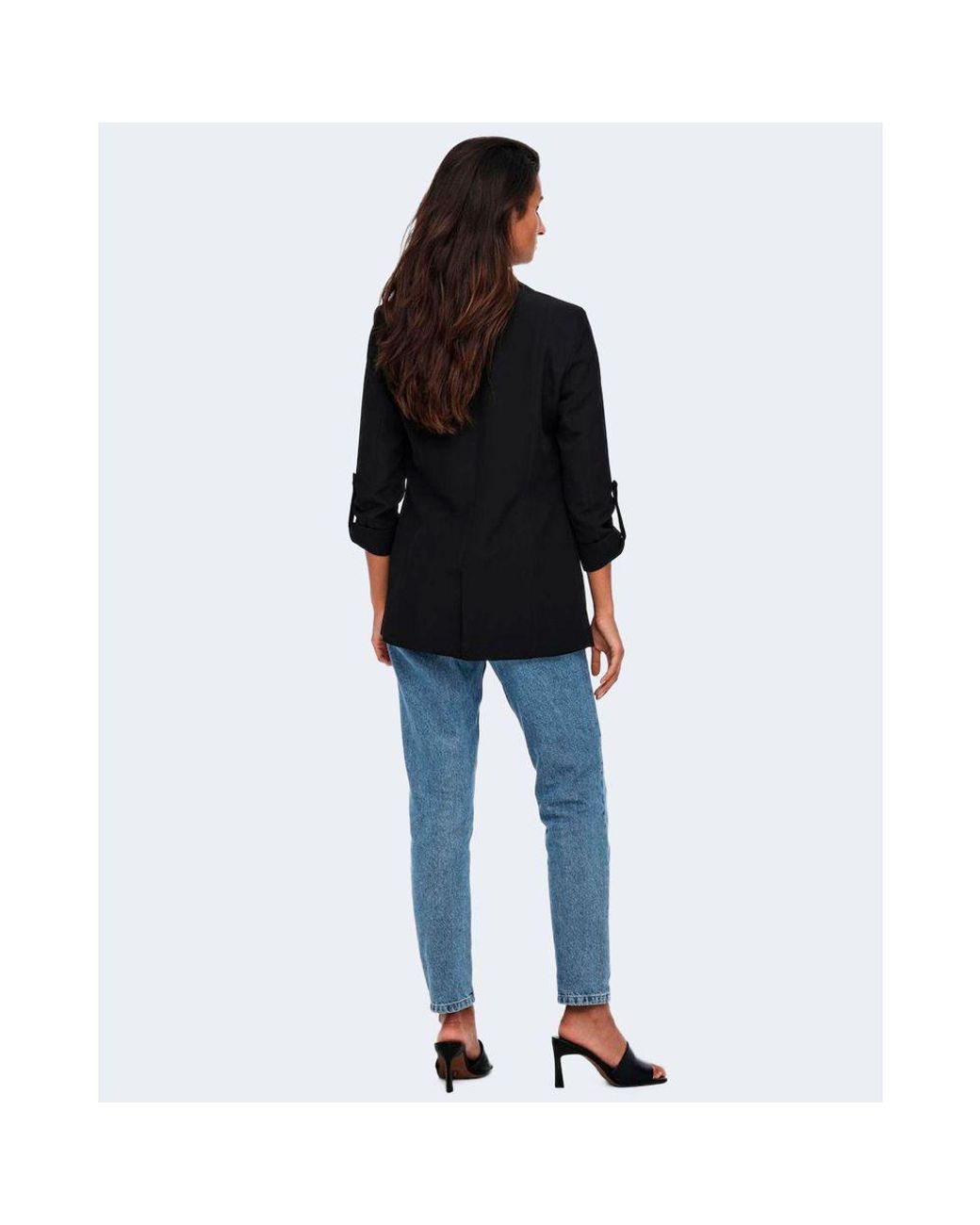 ONLY Black Polyester Suits & Blazer