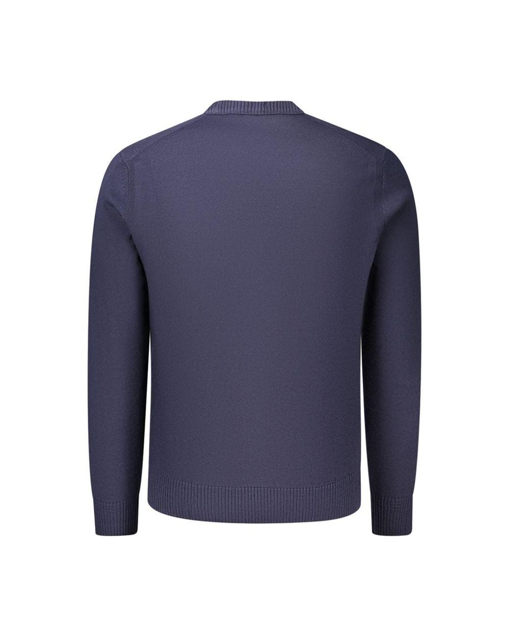 Boss Blue Wool Sweatshirt for men