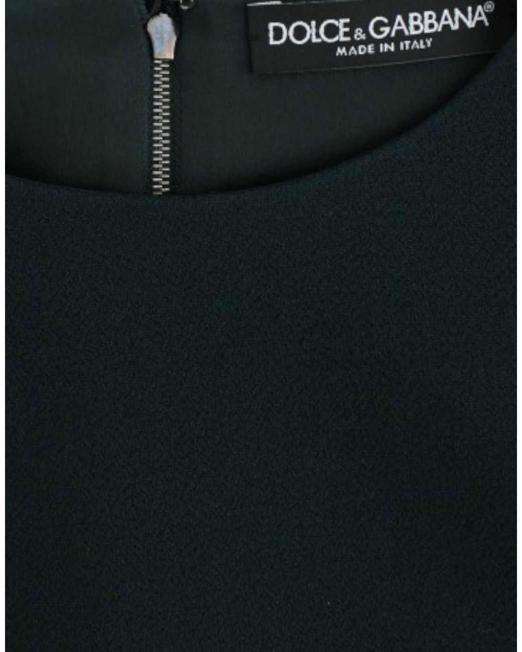 Dolce & Gabbana Dolce Gabbana Green 3/4 Sleeve Wool Blouse