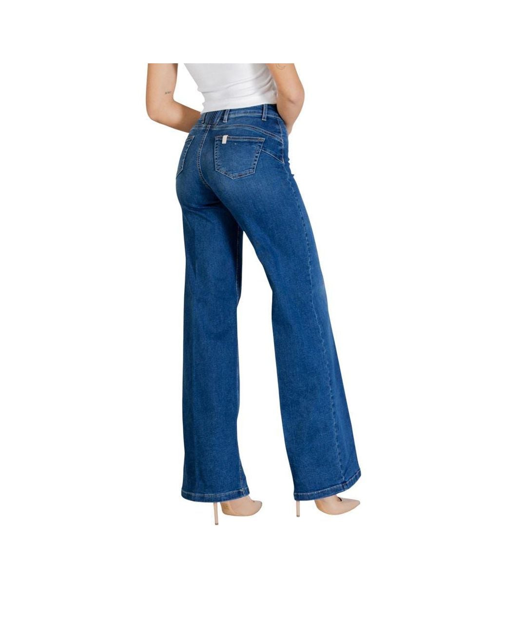 Liu Jo Blue Cotton Bootcut Jeans