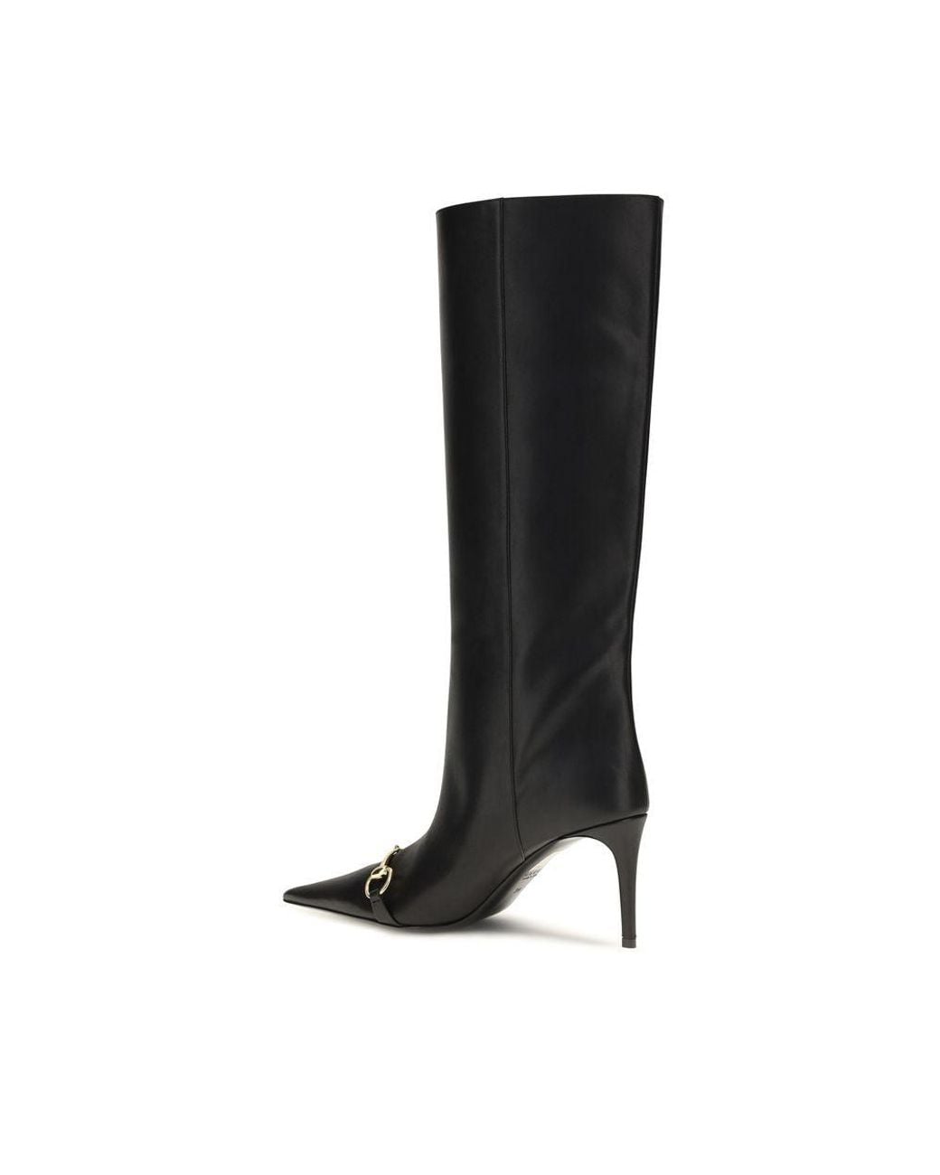 Gucci Black Calf Leather Bos Taurus Boots