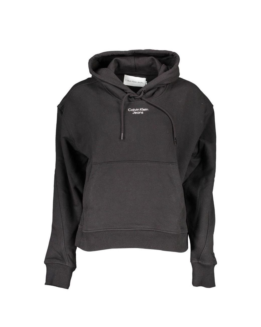 Calvin Klein Black Cotton Sweatshirt