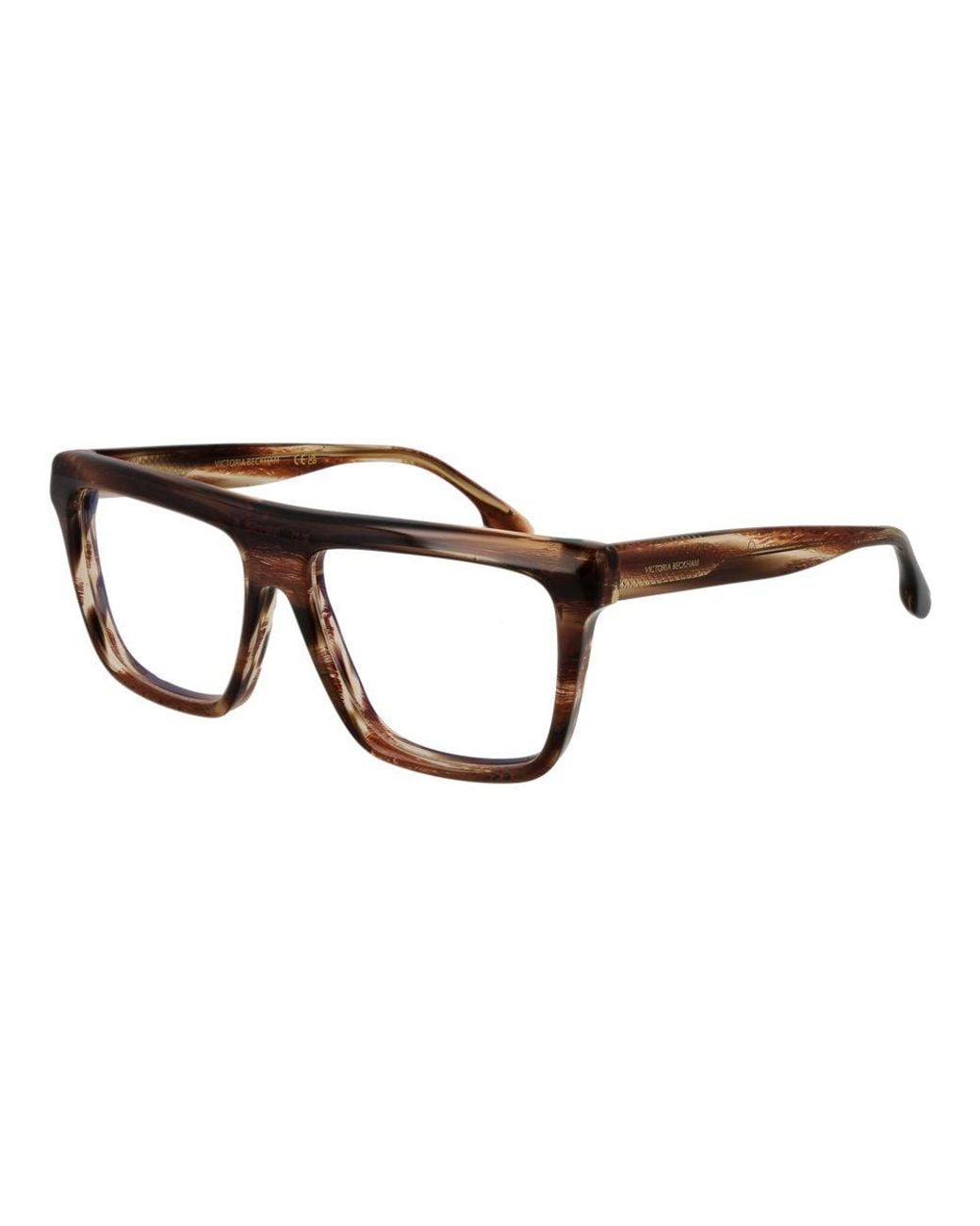 Victoria Beckham Brown Acetate Glasses (frames)