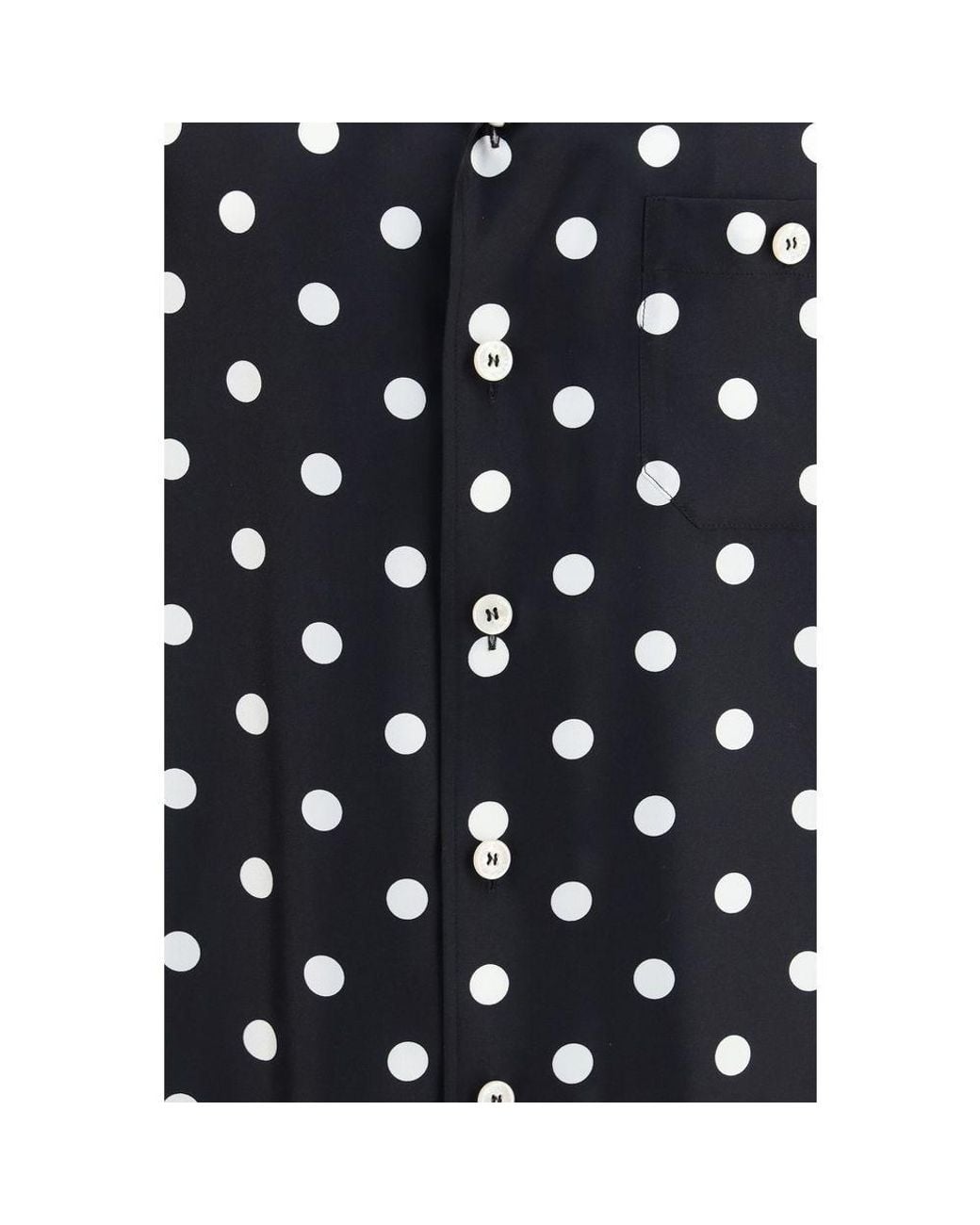 Dolce & Gabbana Black Silk Pattern Shirt for men