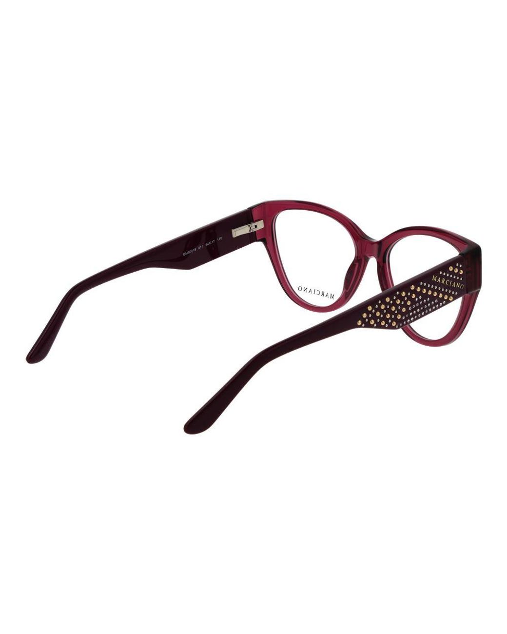 MARCIANO BY GUESS Brown Pink Plastic Glasses (frames)