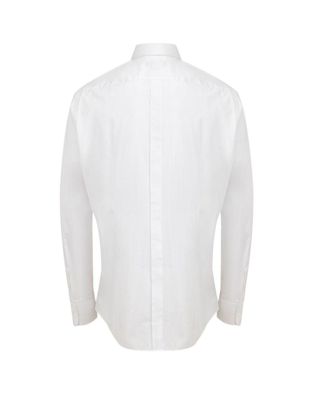 Dolce & Gabbana White Cotton Dress Shirt for men