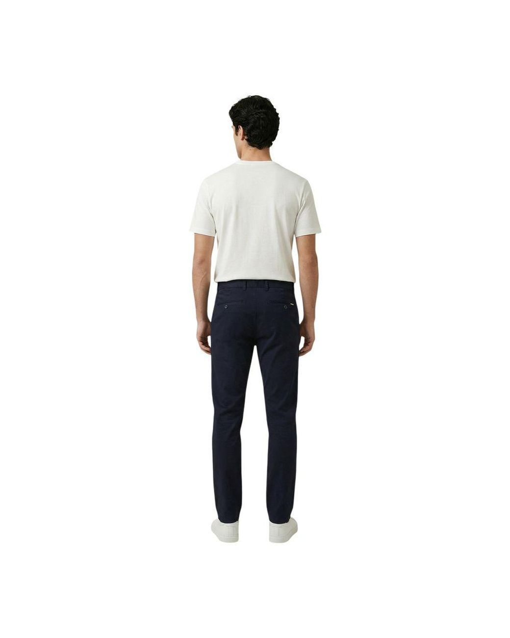 Gant Blue Cotton Skinny Pants for men