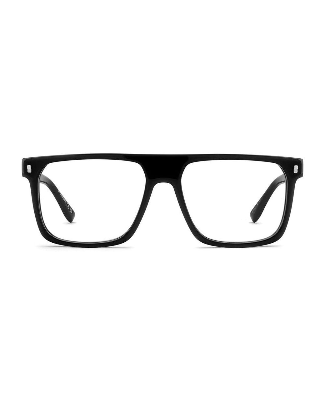 DSquared² Black Acetate Glasses (frames) for men