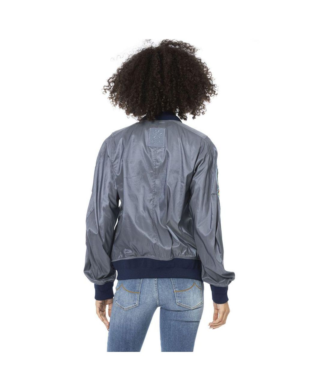 MR & MRS Blue Polyamide Jackets & Coat