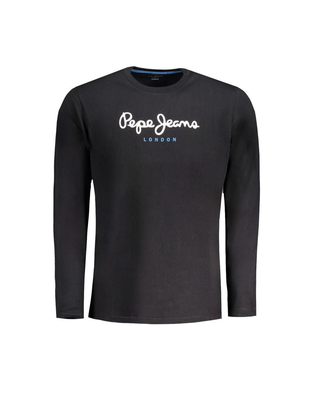 Pepe Jeans Black Cotton T-Shirt for men