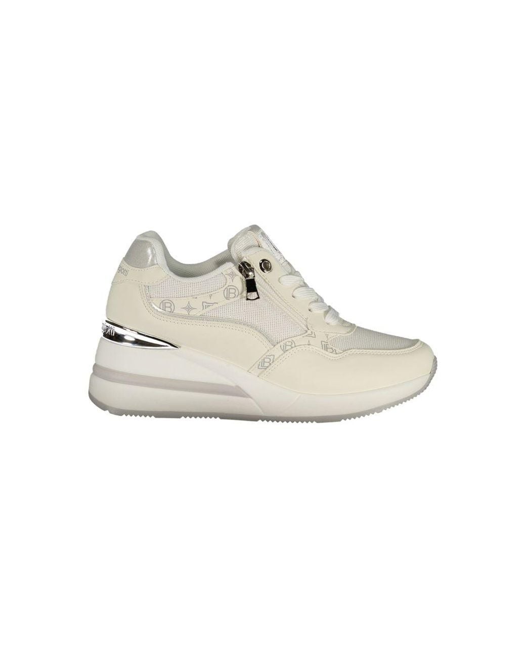 Laura Biagiotti White Bianco Polyurethane 's Sneaker