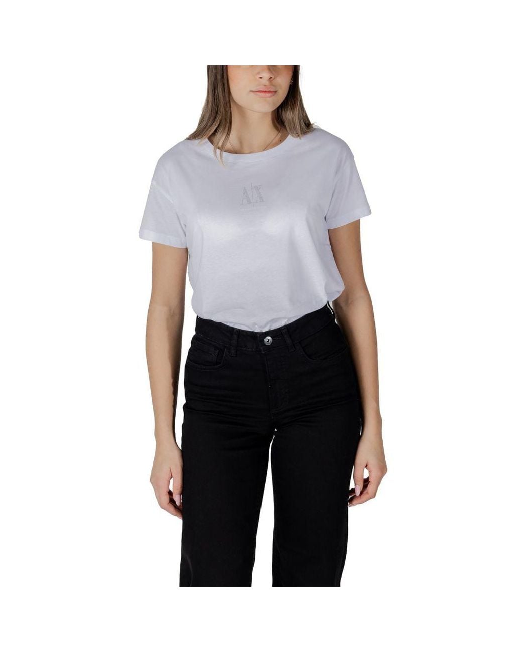 ARMANI EXCHANGE Blue Cotton T-Shirt