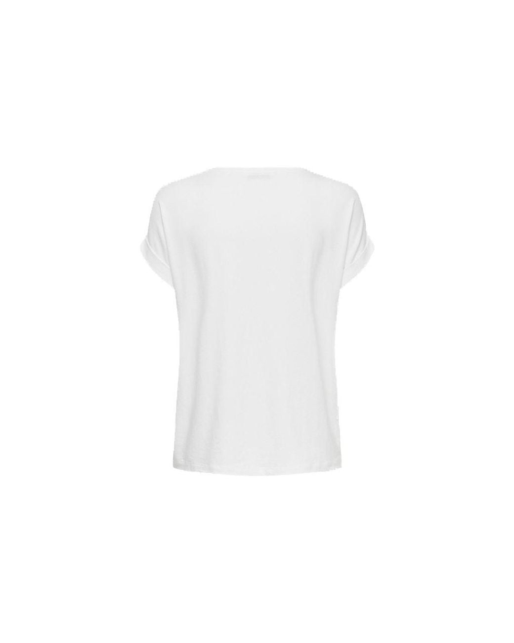 ONLY White Polyester T