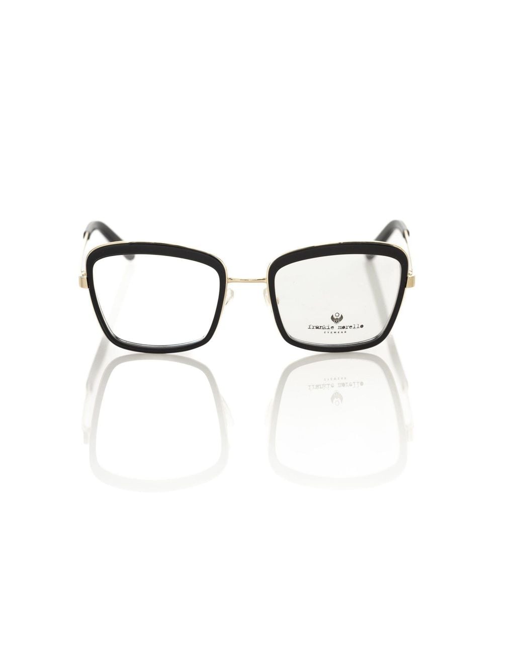 Frankie Morello Black Sophisticated Square & Eyeglasses
