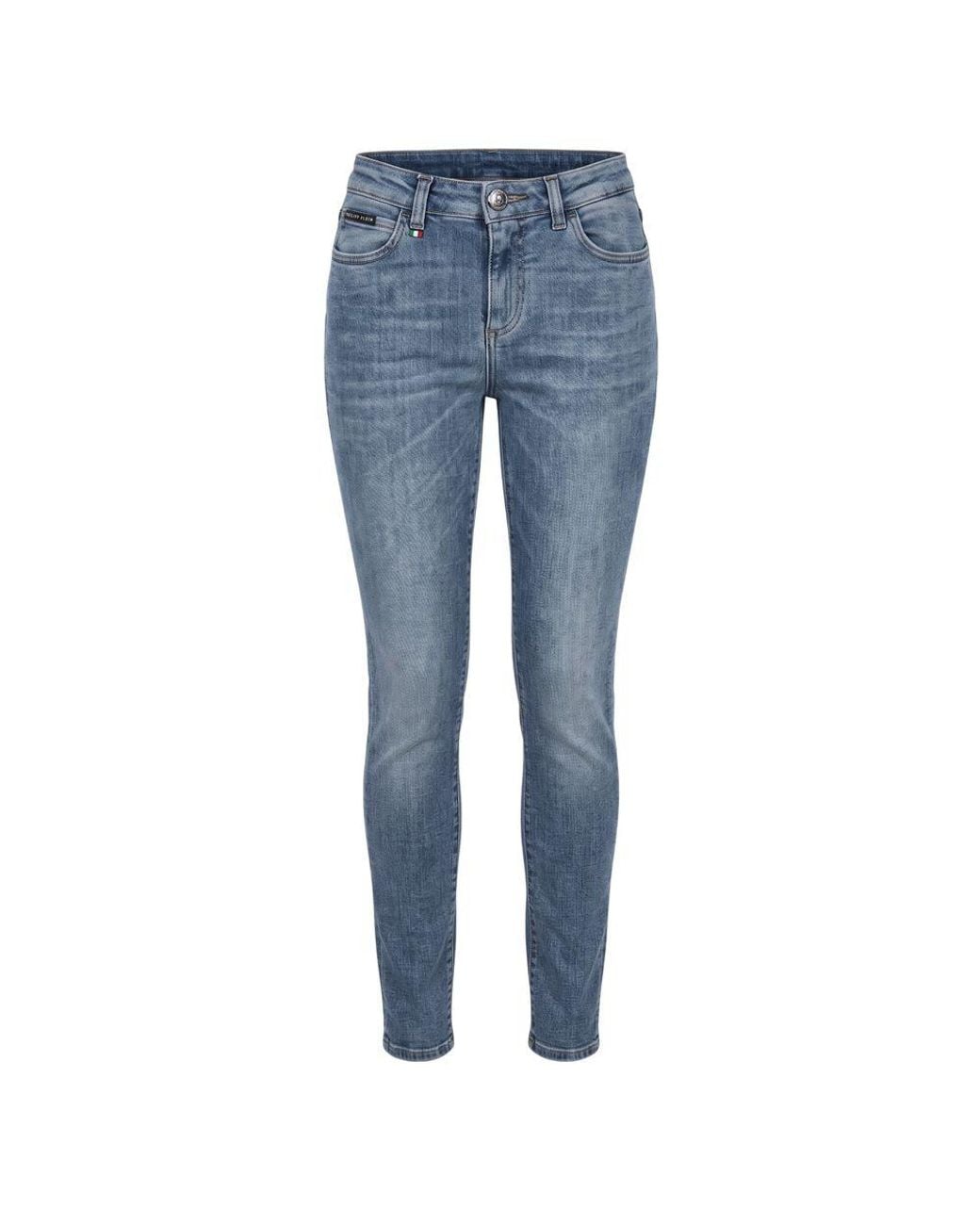 Philipp Plein Blue Cotton Jean