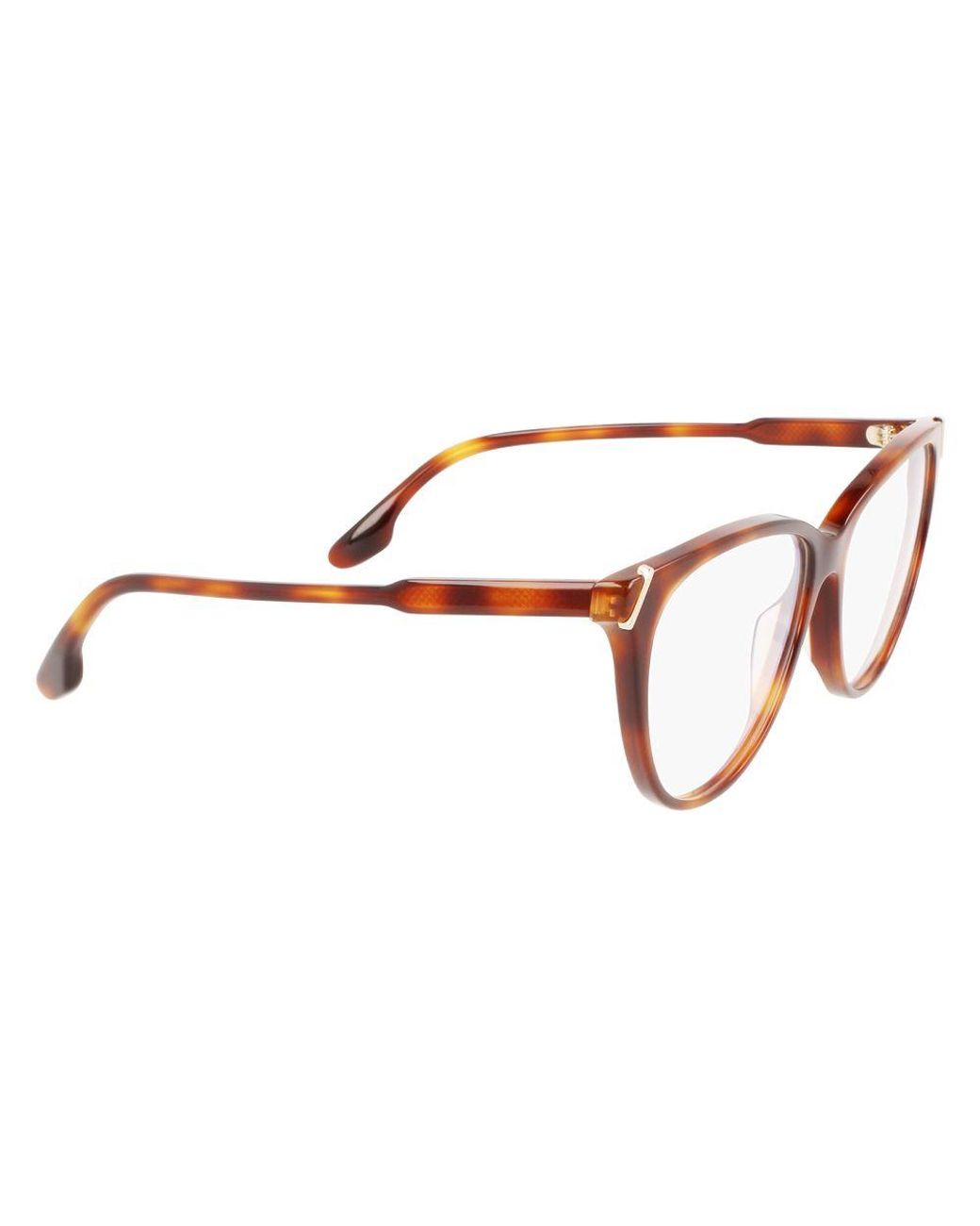Victoria Beckham Brown Plastic Glasses (frames)