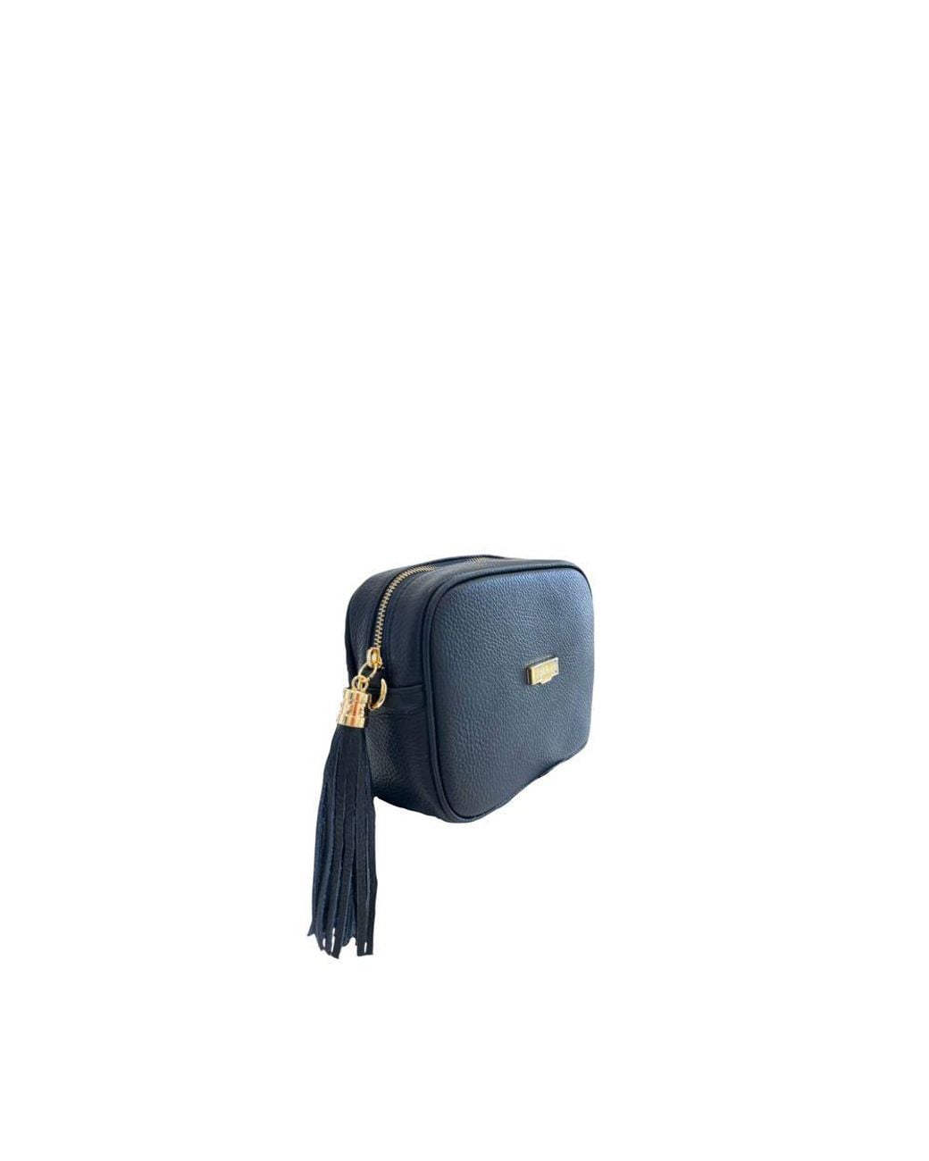 Baldinini Blue Leather Crossbody Bag