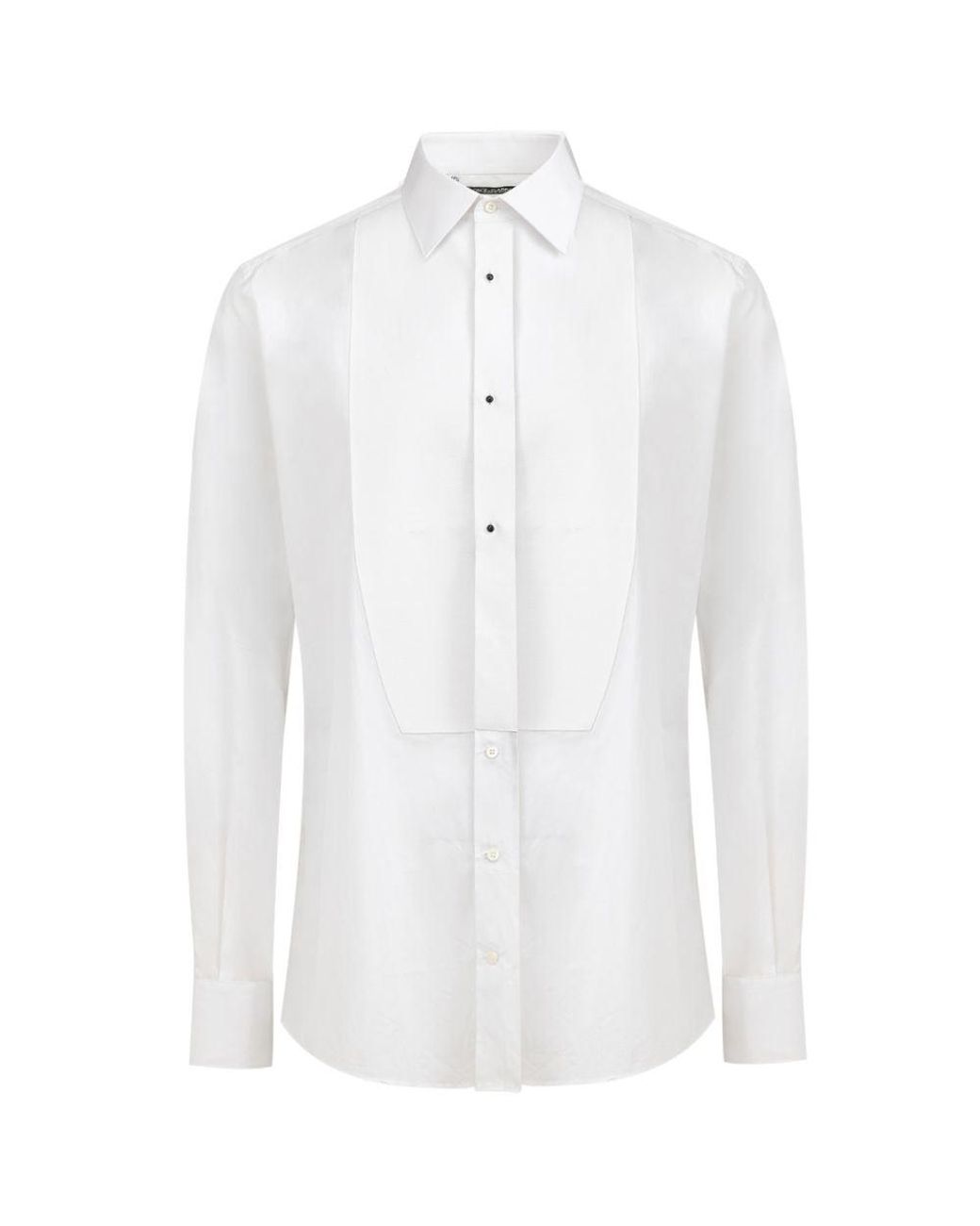 Dolce & Gabbana White Cotton Dress Shirt for men