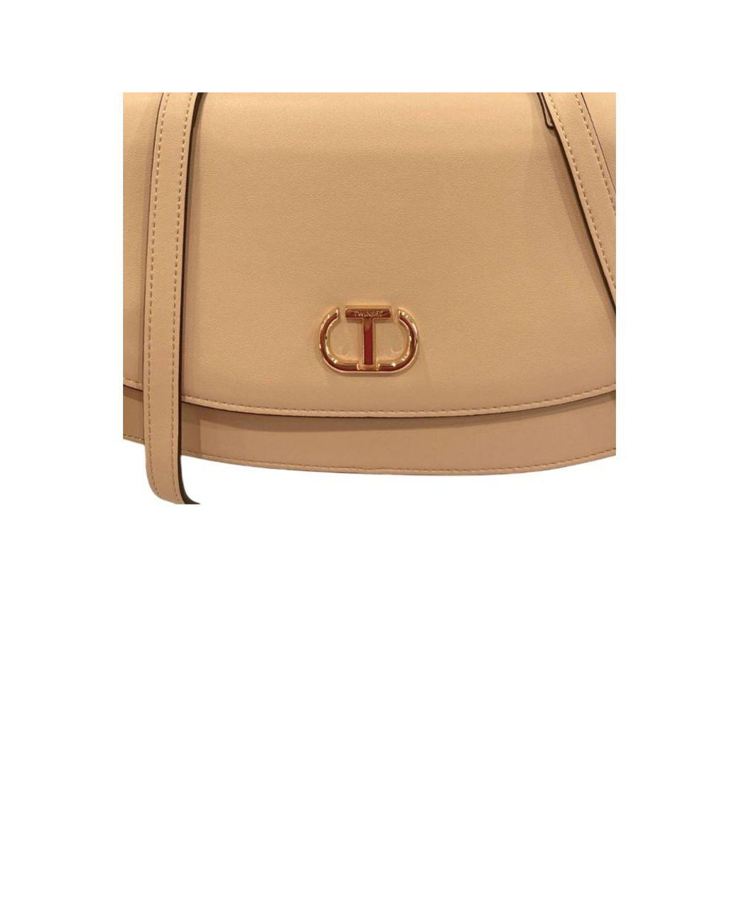 Twinset Natural Yellow Pu Crossbody
