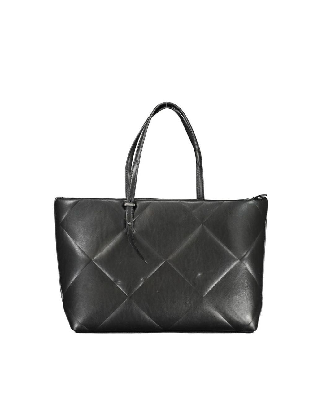 Calvin Klein Black Polyester Handbag