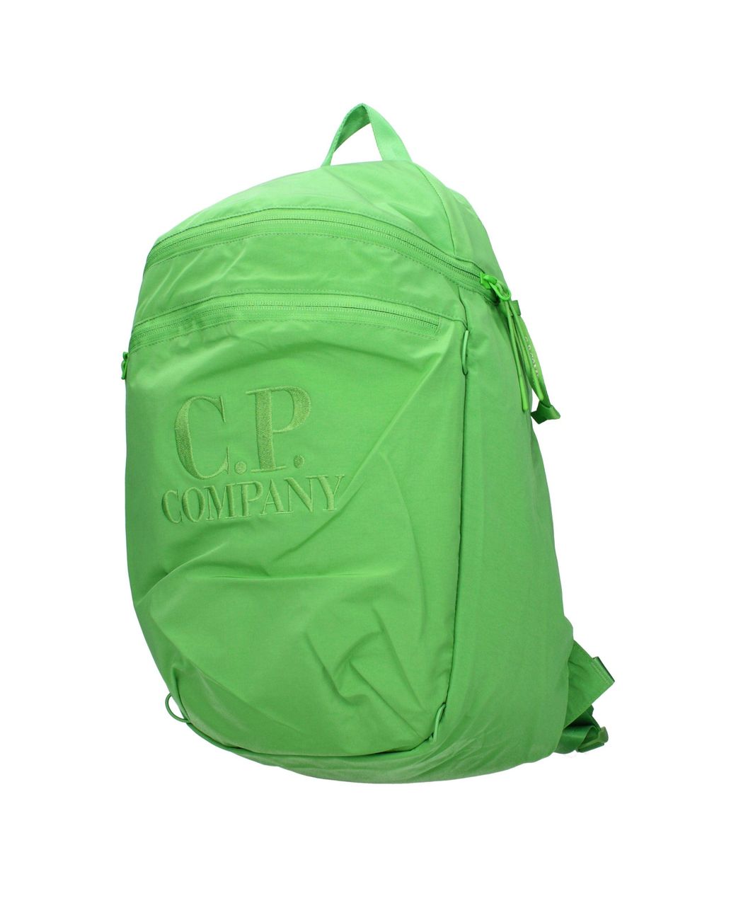 C P Company Green Fabric Backpack for men