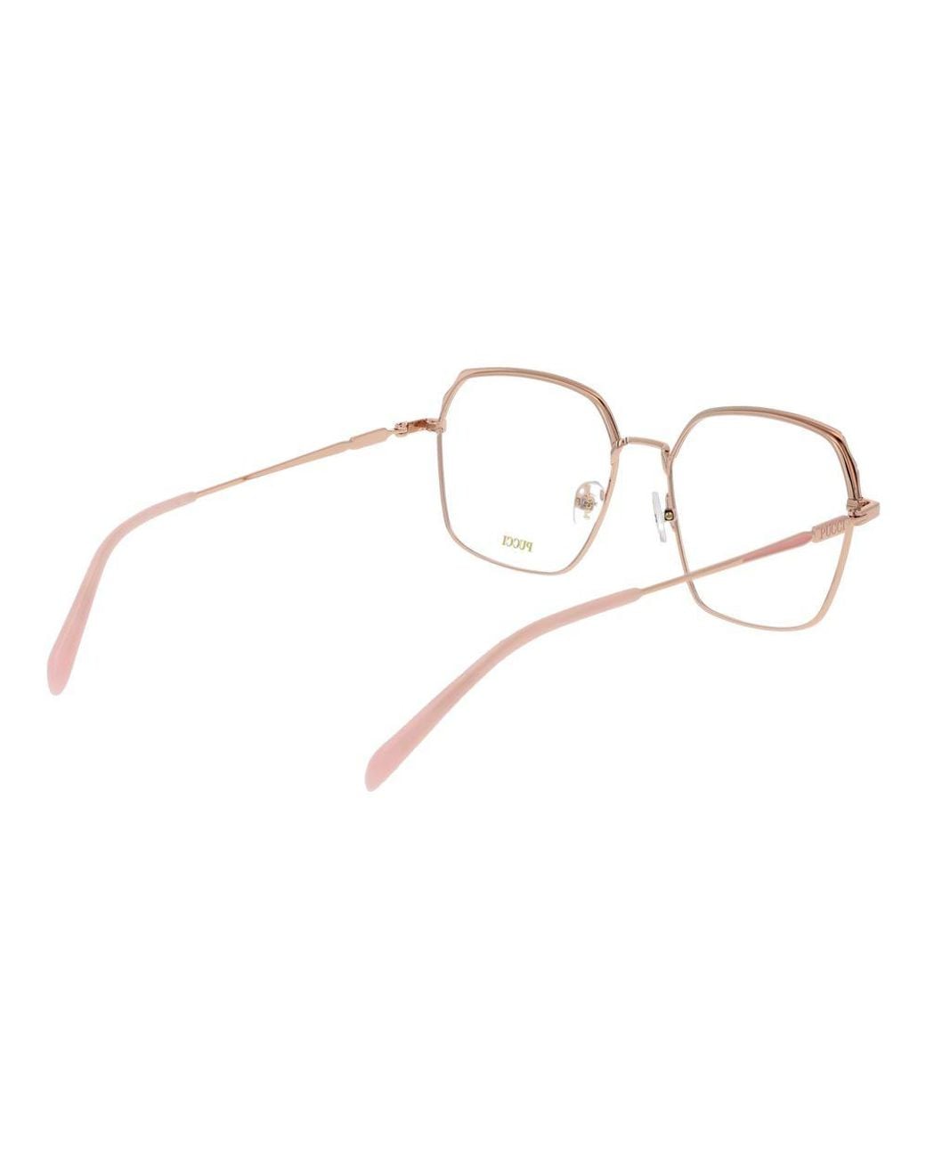 Emilio Pucci Metallic Metal Glasses (Frames)