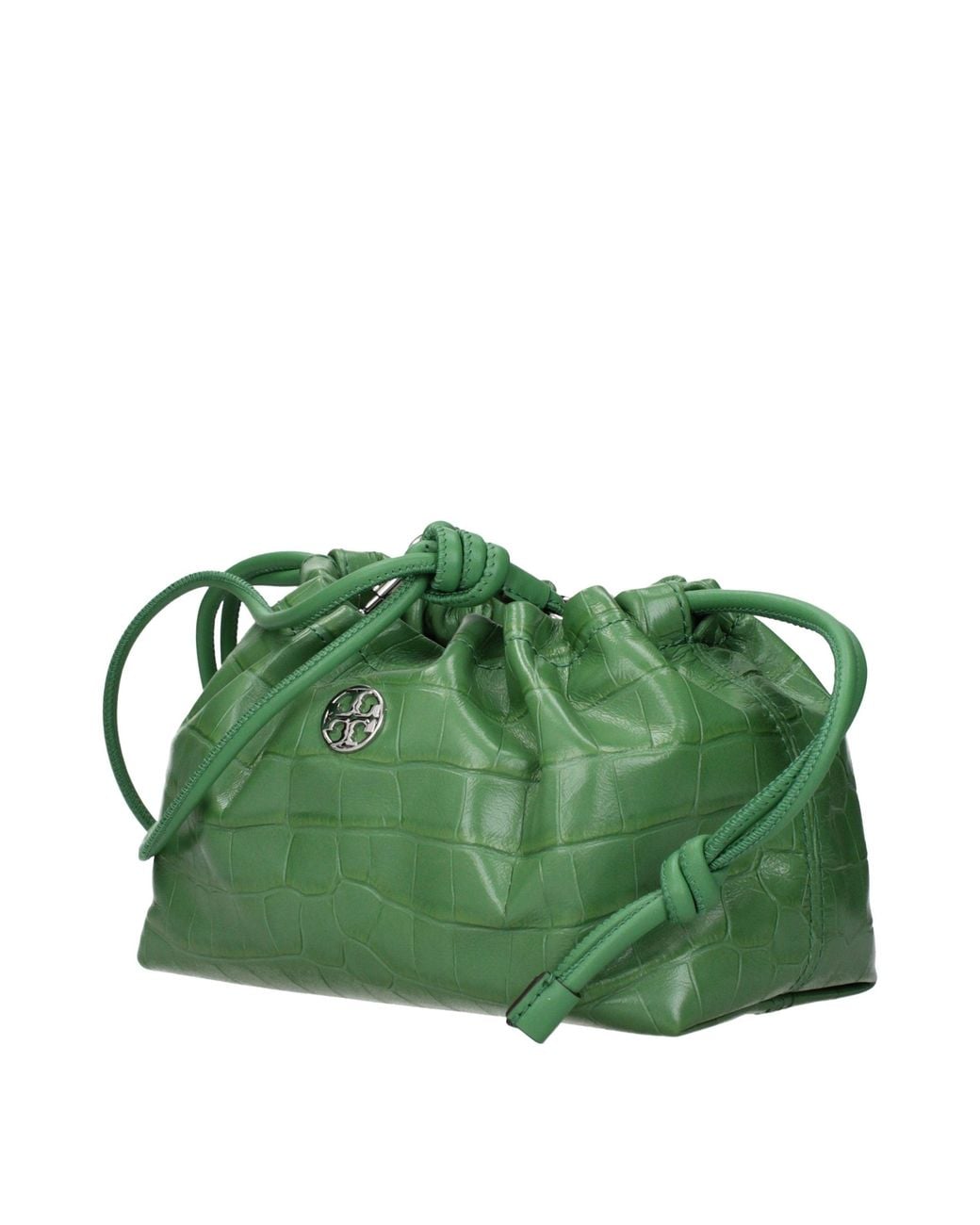 Tory Burch Green Leather Shoulder Bag