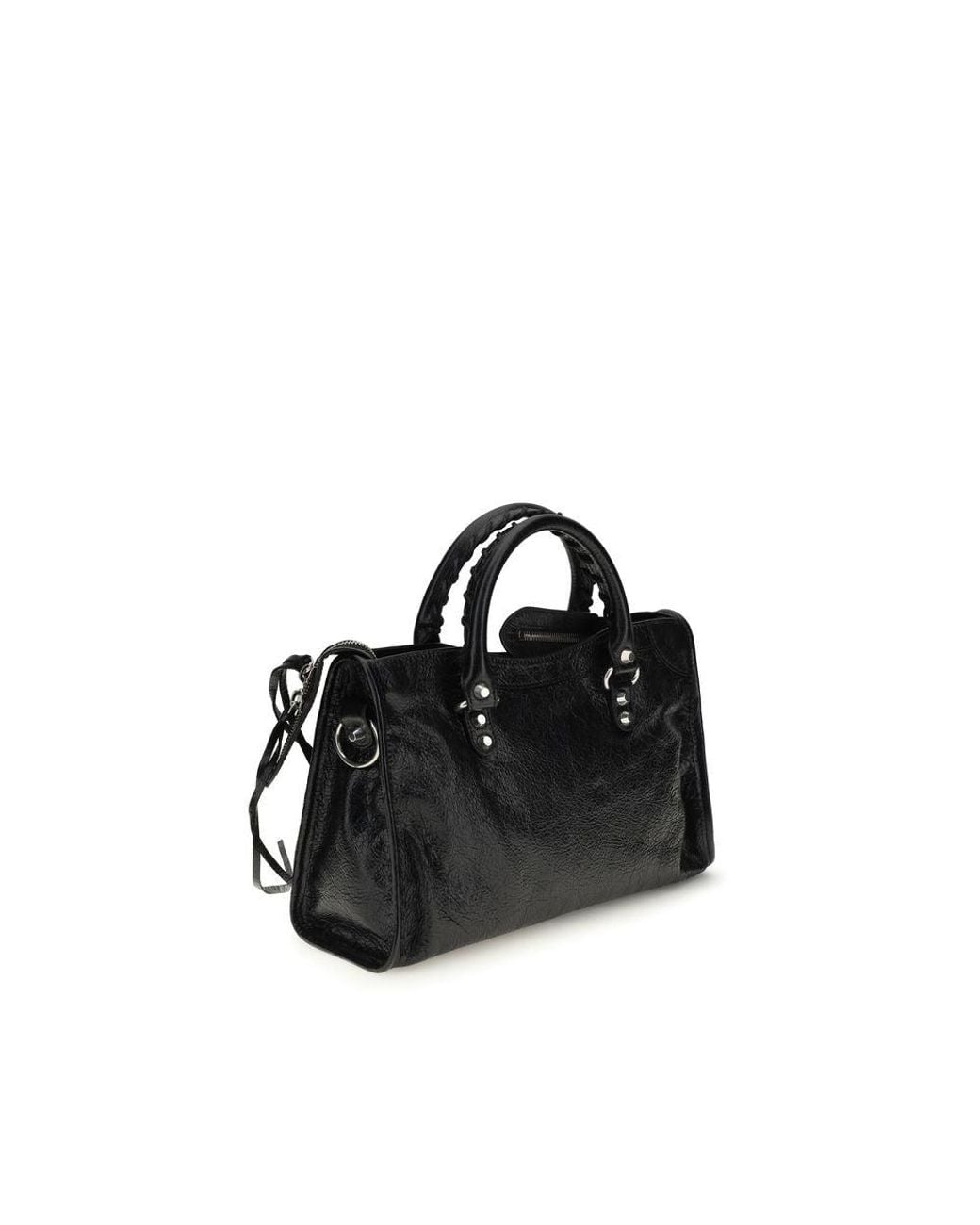 Balenciaga Black Lamb Ovis Aries Aries Handbag