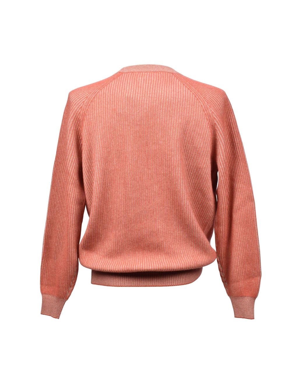 Brunello Cucinelli Pink Bicolor Cashmere Sweater for men
