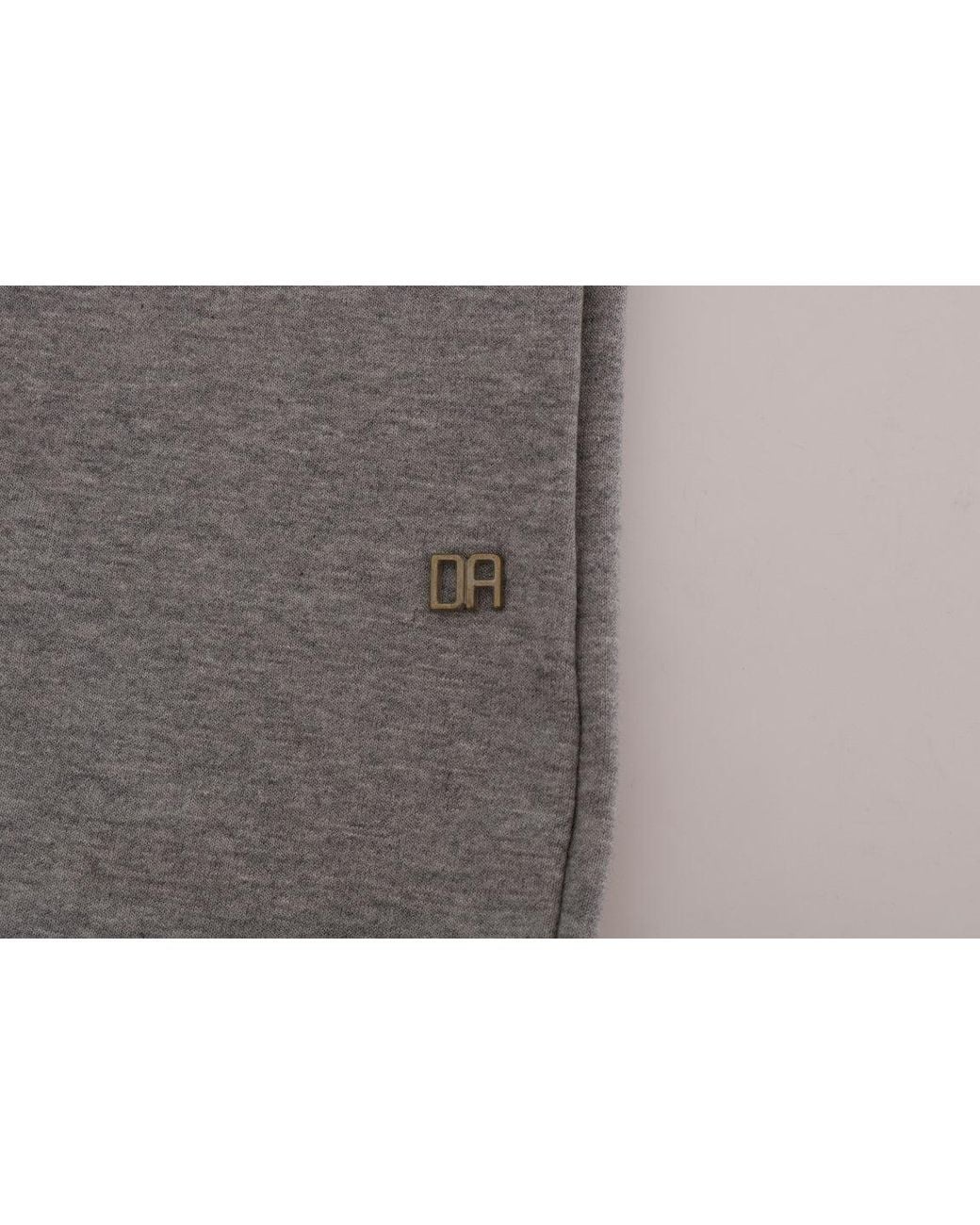 Daniele Alessandrini Pullover Hodded Cotton Sweater Gray Tsh1350 for men