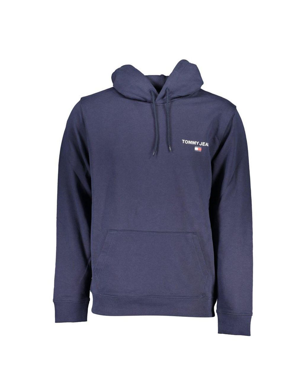 Tommy Hilfiger Blue Sleek Hooded Sweatshirt for men