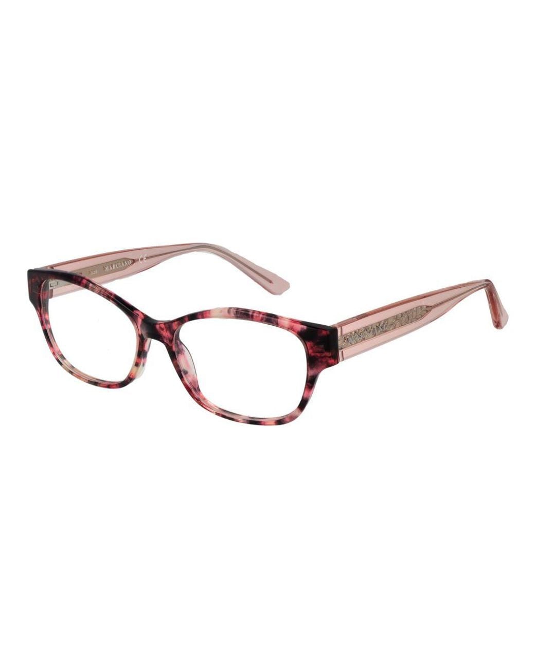 MARCIANO BY GUESS Brown Cat Eye Full-Rim Acetate Optical Frames With Demo Lenses for men